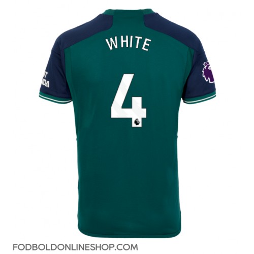 Arsenal Benjamin White #4 Tredjetrøje 2023-24 Kortærmet